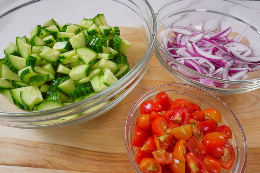 Cucumber Tomato Feta Salad - Toni's Recipes
