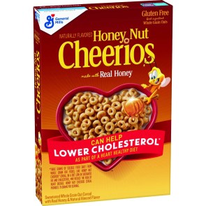 Honey Nut Cheerios Heart Healthy Cereal, Happy Heart Shapes, 10.8 oz